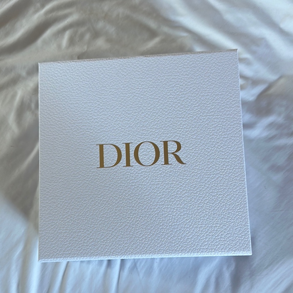 Dior White Box with Gold Logo